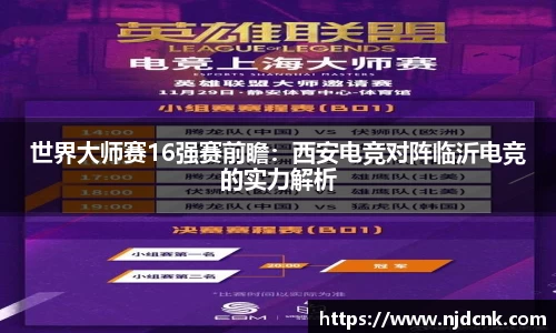 世界大师赛16强赛前瞻：西安电竞对阵临沂电竞的实力解析